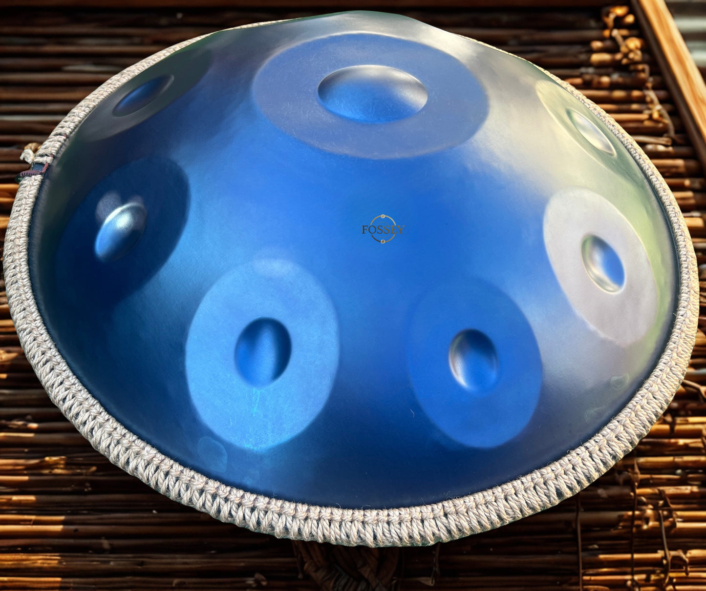 Blue Ocean Handpan, 9-Note D Kurd, Stainless Steel, 22", 440hz