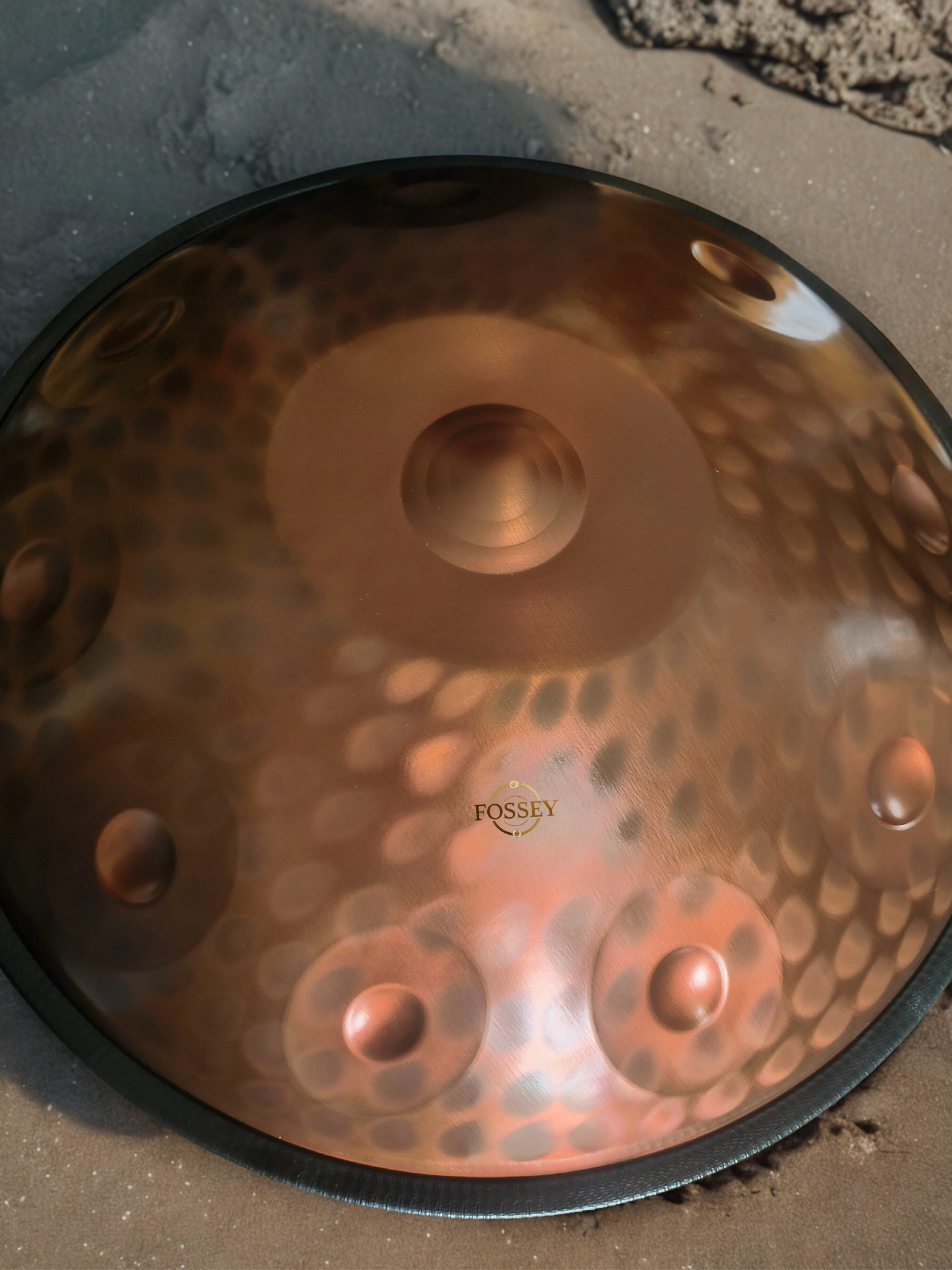 Copper Engraved Fossey handpan 440hz