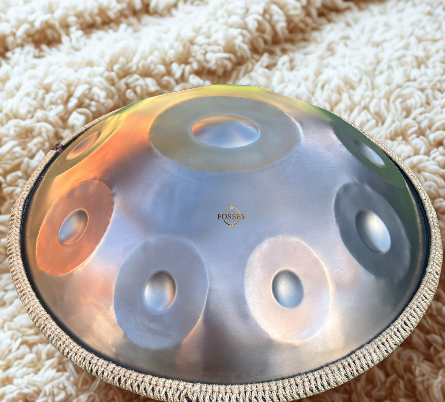 Gold Standard 9-note Fossey Handpan from Handpansounds.com