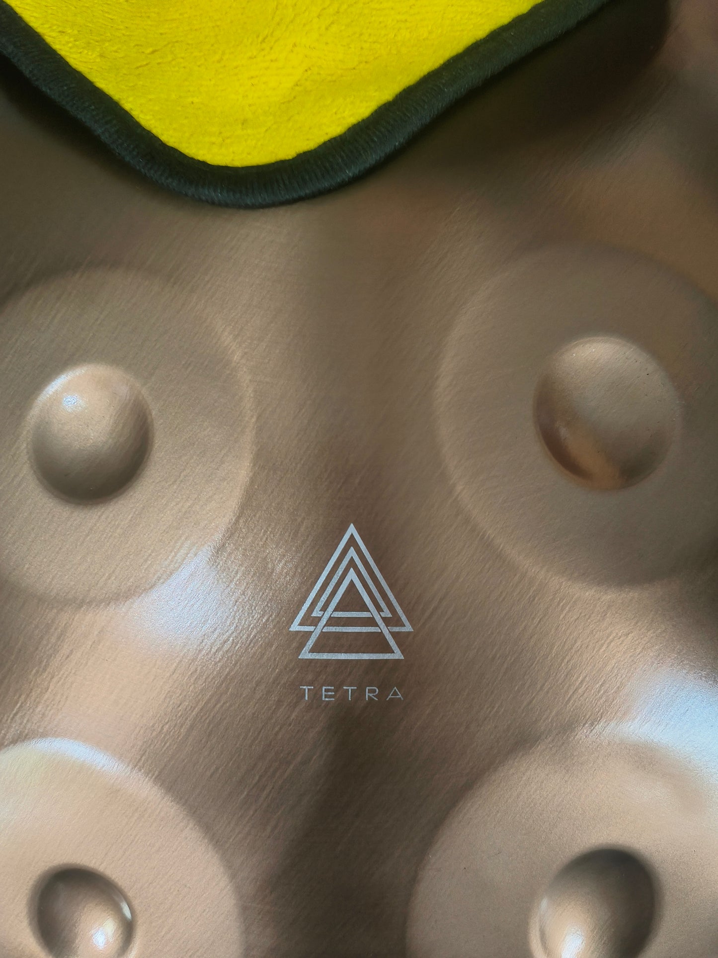 GOLD 12 notes Handpan D Kurd 432 Hz 22' Stainless Steel 1.1 thick, Hand-Tuned