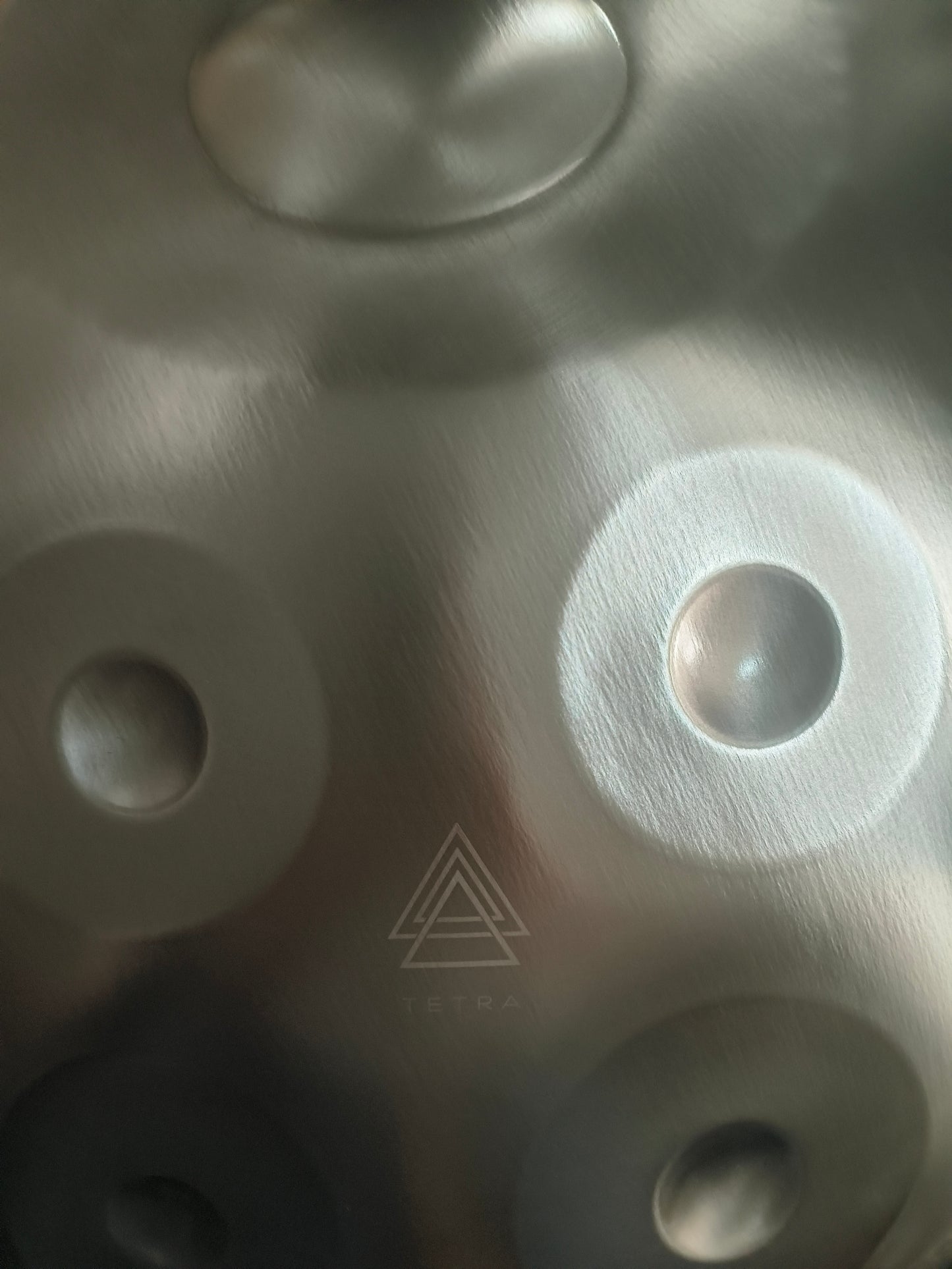 SILVER 10 notes Handpan D Kurd 440 Hz 22' Stainless Steel Thick