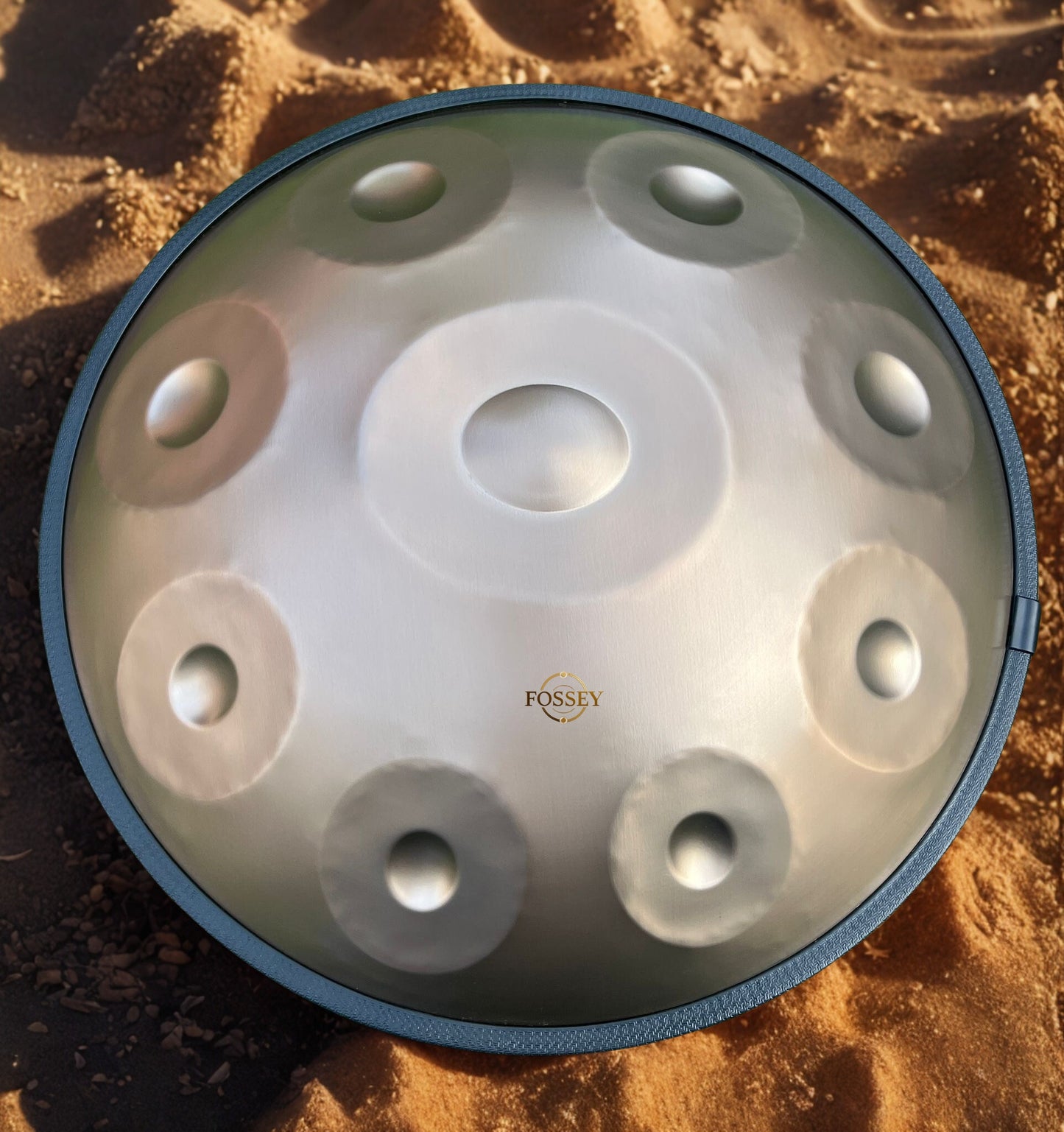 GOLD Standard 10 notes Handpan D Kurd 432 Hz 22' Stainless Steel, Hand-Tuned ... Fossey Handpan (Copy)