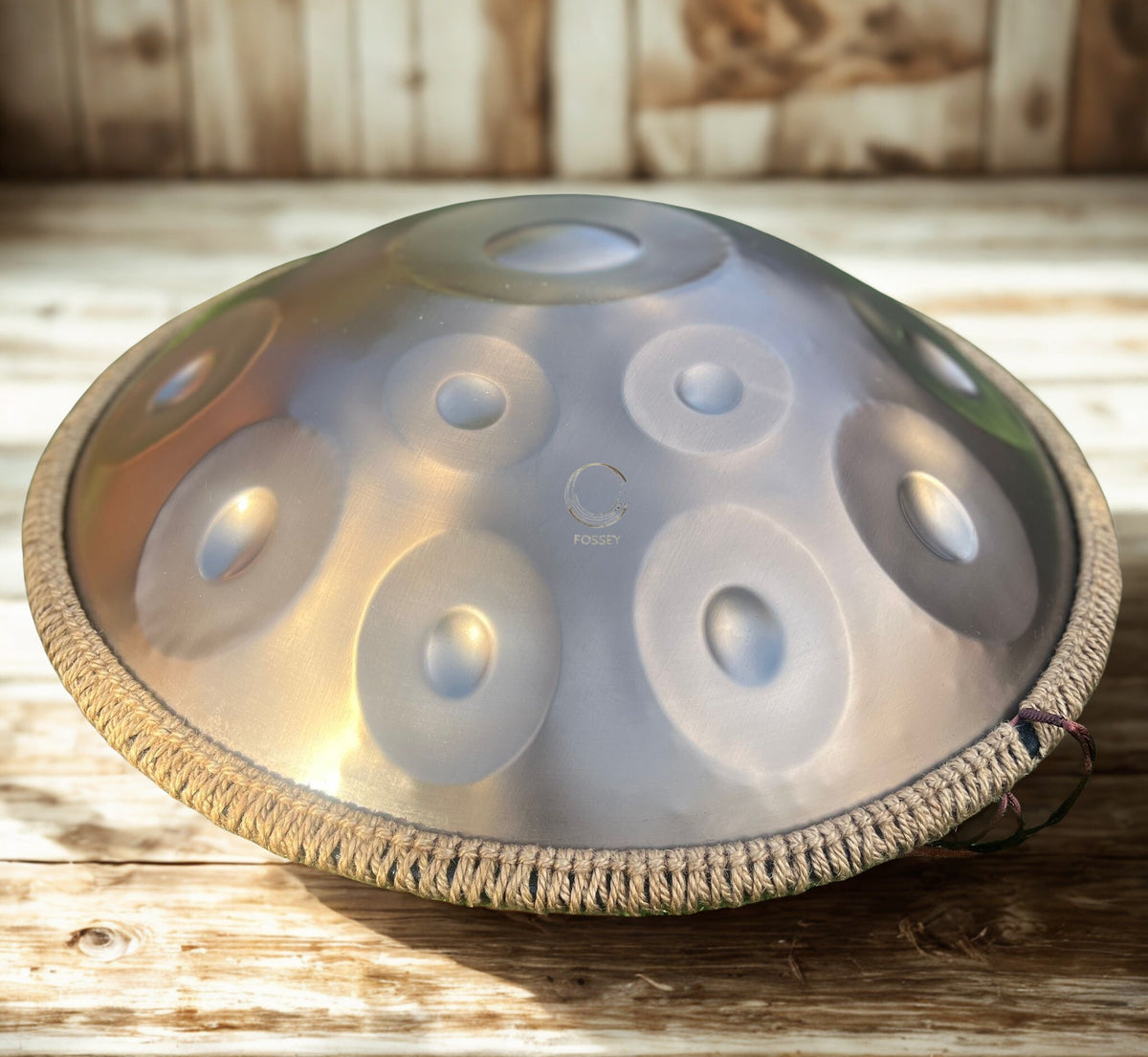 Gold Handpan, 14 Notes, 440hz or 432hz, D Kurd, Stainless Steel