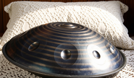 Blue Helix Handpan, D Kurd 14-Note | 440 or 432Hz