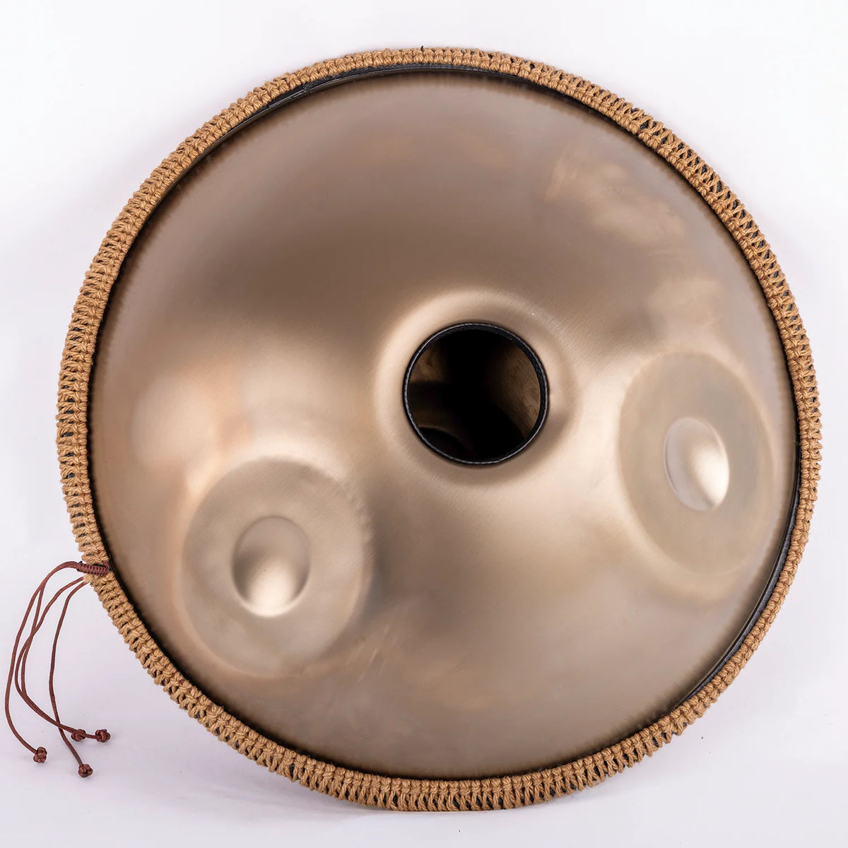 Silver Shine Handpan, 14 Notes, 440hz or 432hz, D Kurd, Stainless Steel