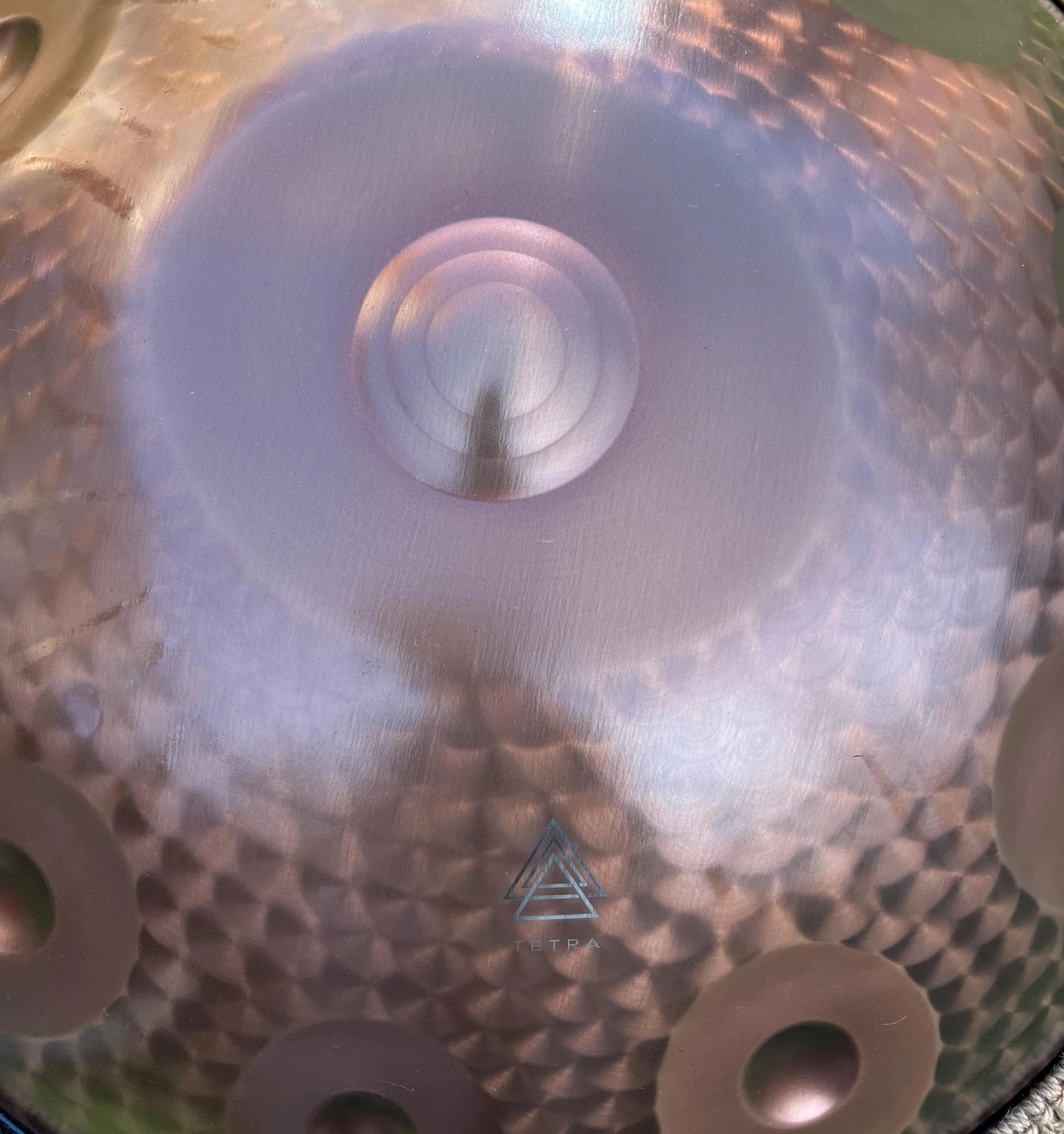 HANDPAN Copper / 10 notes /D Kurd/ Custom Engraved Colour / Hand Tuned/ Stainless Steel / Bespoke Limited Edition 432