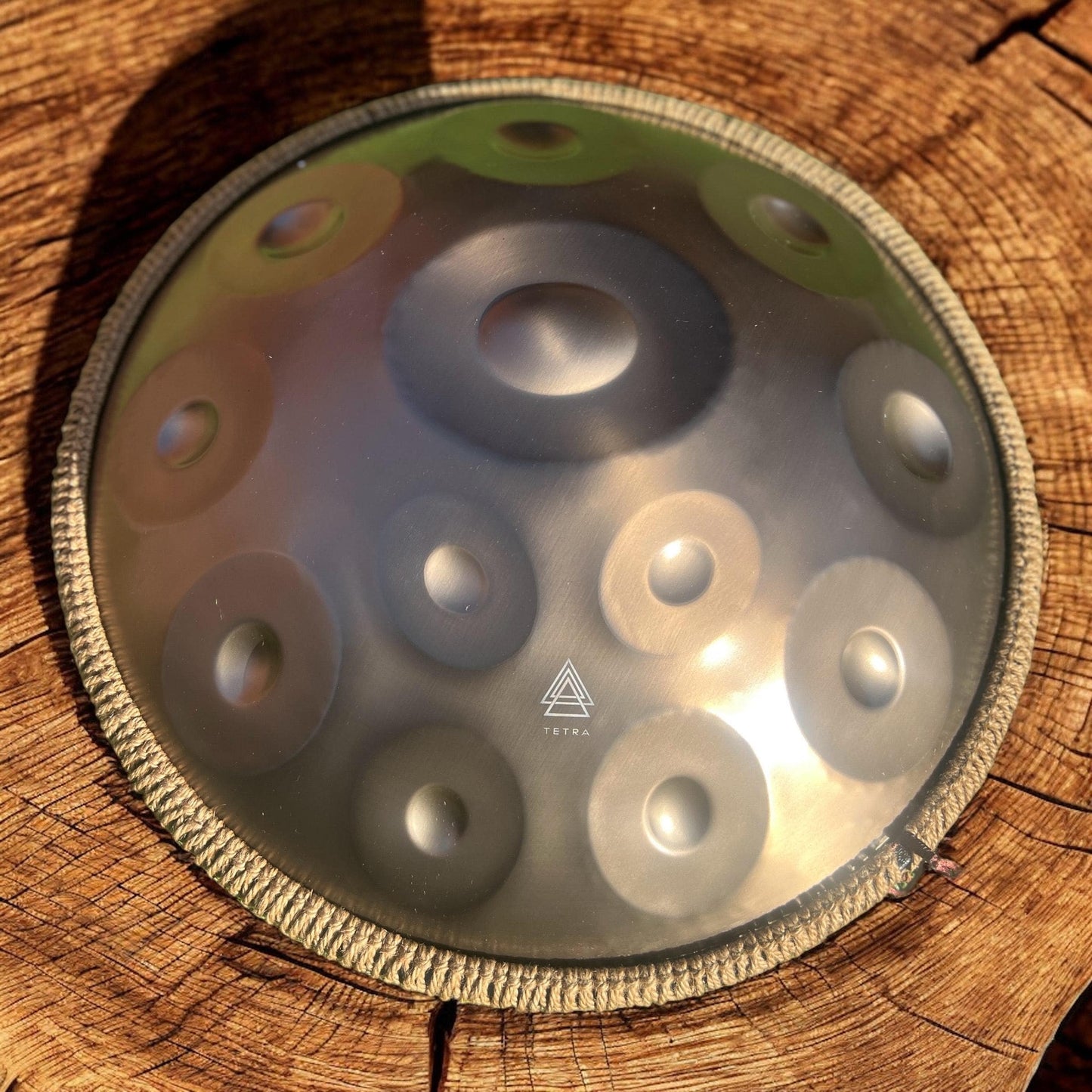GOLD 12 notes Handpan D Kurd 432 Hz 22' Stainless Steel 1.1 thick, Hand-Tuned