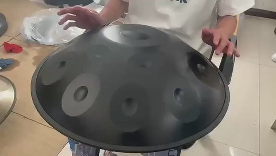 Black Star Fossey Handpan ... D-Kurd, Stainless Steel, handpansounds