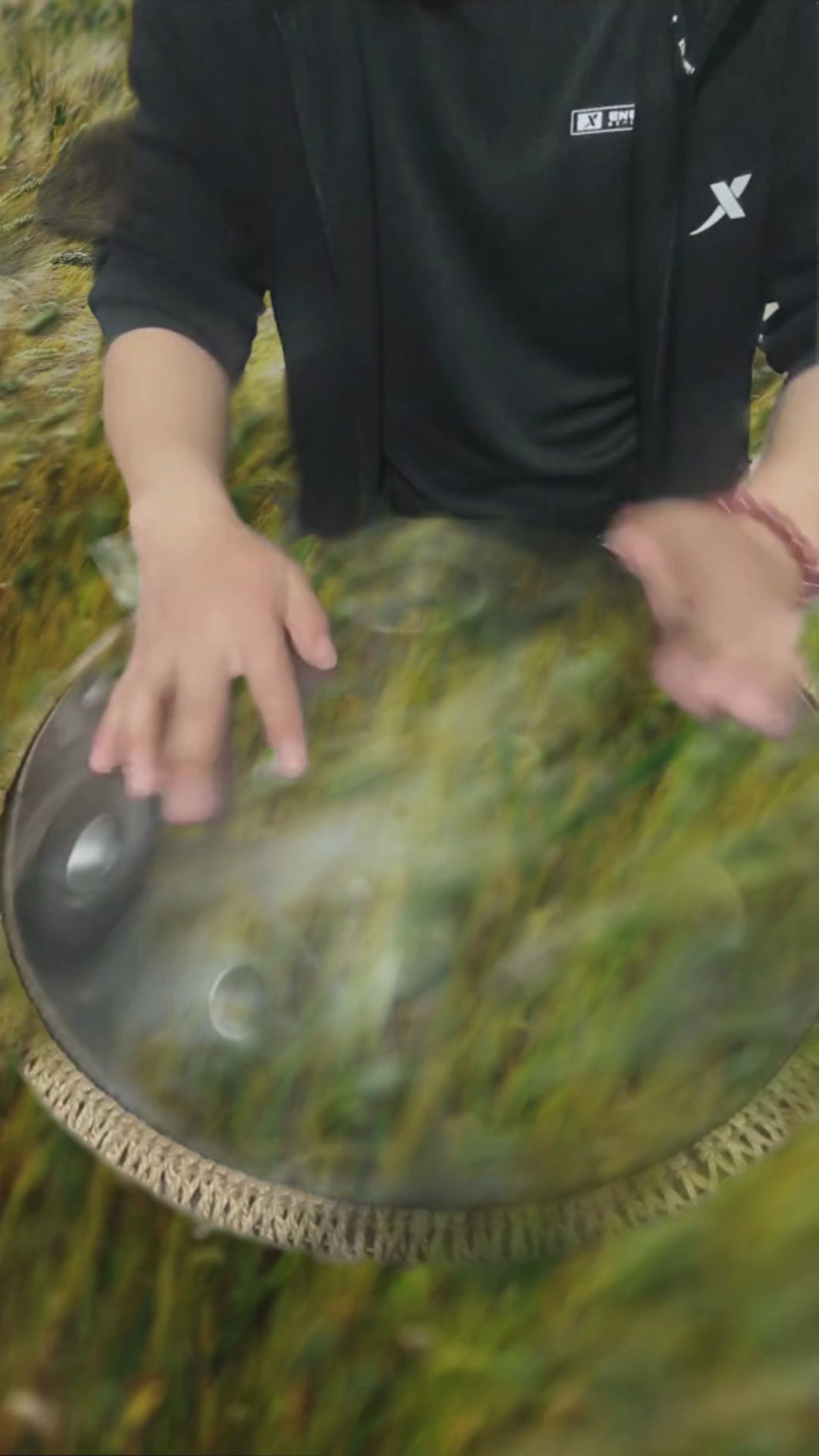 Silver Handpan buy at www.handpansounds.com